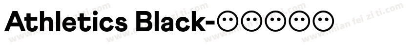 Athletics Black字体转换
